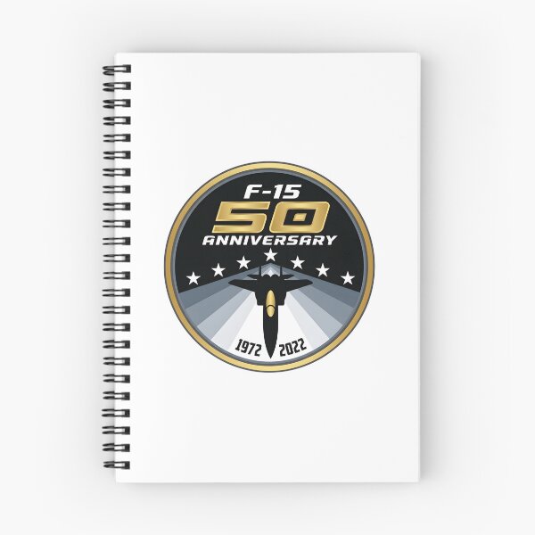 Item preview, F-15 Eagle 50th Anniversary Commemorative Emblem (1972-2022) designed and sold by CharlieDesings.