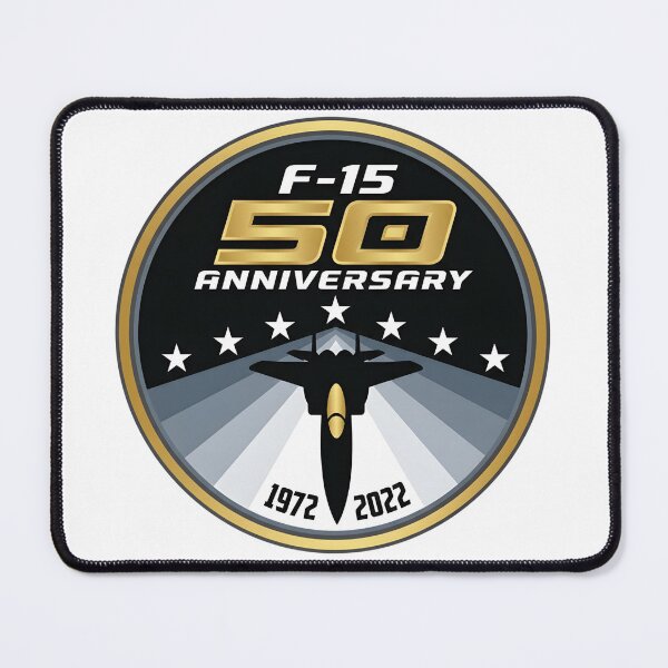 Item preview, F-15 Eagle 50th Anniversary Commemorative Emblem (1972-2022) designed and sold by CharlieDesings.