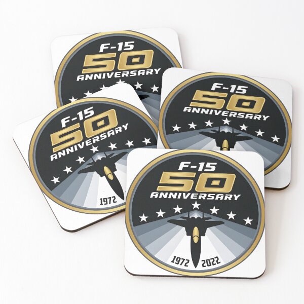 Item preview, F-15 Eagle 50th Anniversary Commemorative Emblem (1972-2022) designed and sold by CharlieDesings.