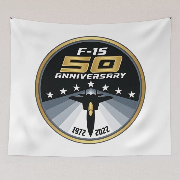 Item preview, F-15 Eagle 50th Anniversary Commemorative Emblem (1972-2022) designed and sold by CharlieDesings.