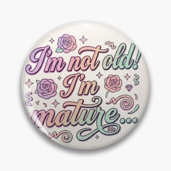 Item preview, I'm Not Old I'm Mature Retro 90s T-Shirt designed and sold by DPSz.