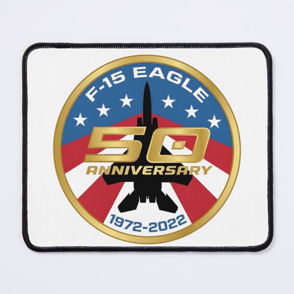 Item preview, F-15 Eagle 50th Anniversary Commemorative Emblem (1972-2022) designed and sold by CharlieDesings.