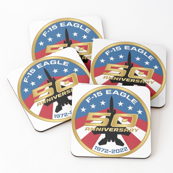 Item preview, F-15 Eagle 50th Anniversary Commemorative Emblem (1972-2022) designed and sold by CharlieDesings.