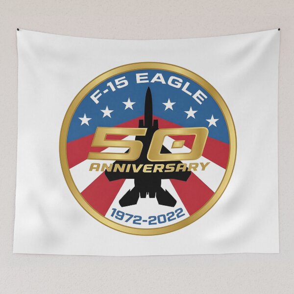 Item preview, F-15 Eagle 50th Anniversary Commemorative Emblem (1972-2022) designed and sold by CharlieDesings.