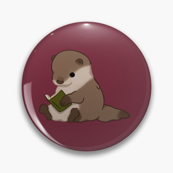 Item preview, Reading Otter designed and sold by HannahReeStudio.