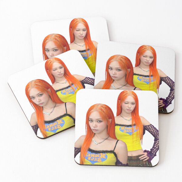 Artikelvorschau, Chaewon Le Sserafim Kpop Orange Hair entworfen und verkauft von StarBunnyDesign.
