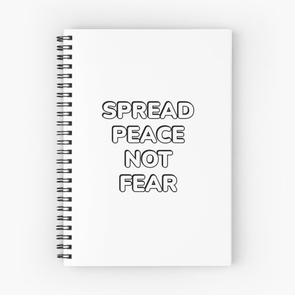 Item preview, SPREAD PEACE NOT FEAR - stop the war designed and sold by Inspirationmotivation.