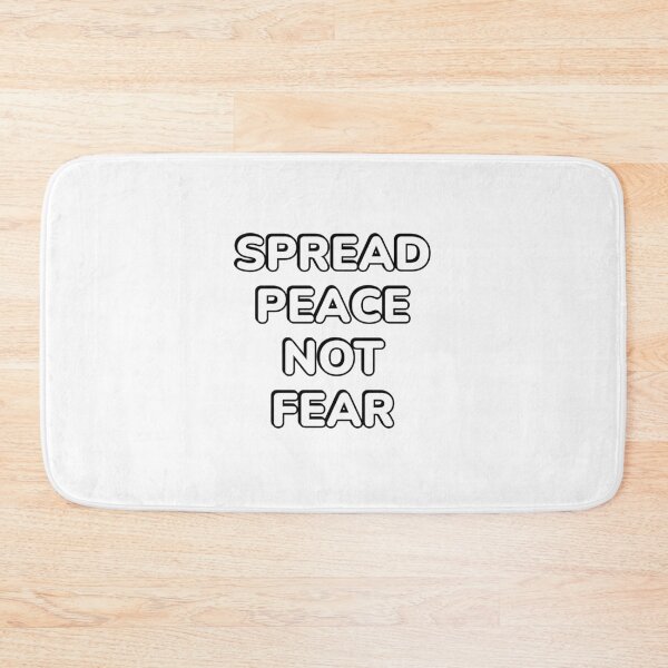 Item preview, SPREAD PEACE NOT FEAR - stop the war designed and sold by Inspirationmotivation.