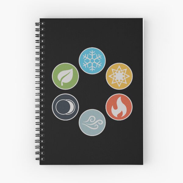 Item preview, Gloomhaven & Frosthaven Elemental Symbols Minimalist Icon Design and 6 Sticker Pack designed and sold by CardboardCotton.