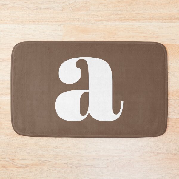 Item preview, Letter A Monogram Phone Case Mocha Brown Gift, Mocha Brown Initial A Blanket Cozy Birthday Gift, Modern Script Letter A Journal Graduation Gift, Mocha Brown Monogram Pillow Wedding Gift designed and sold by Noe Mill.