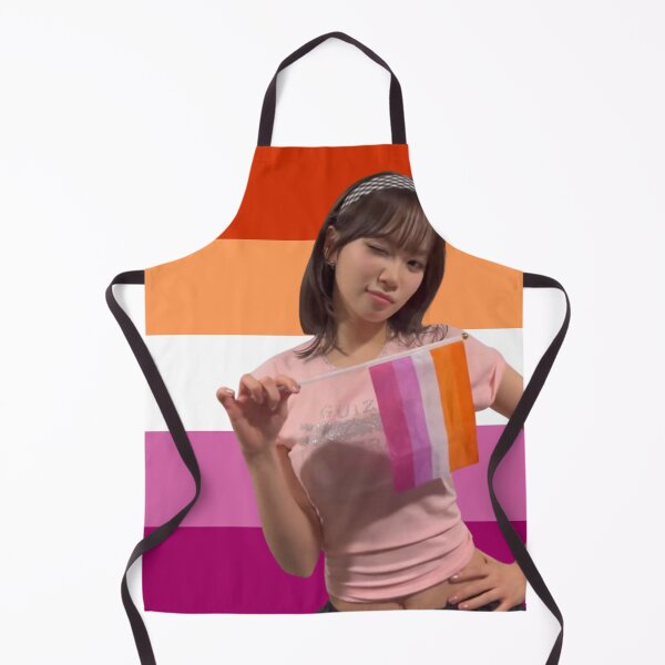 Artikelvorschau, Lesbische Flagge Chaewon Le Sserafim entworfen und verkauft von StarBunnyDesign.