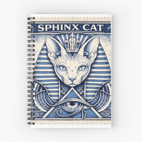 Item preview, Vintage Sphinx Cat: Ancient Egyptian Postage Stamp Art designed and sold by GulfSignature.