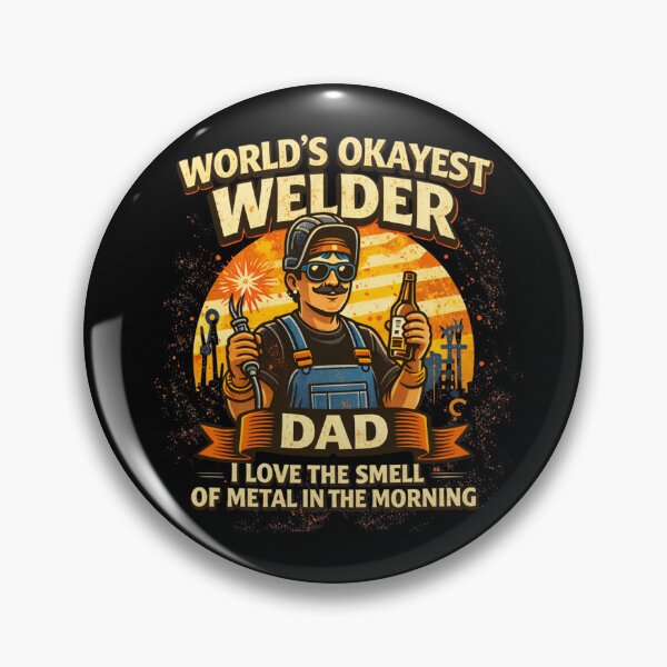 Artikelvorschau, Der mittelmäßigste Schweißer-Papa der Welt – Lustiges Schweißer-Shirt für Männer im Retro-Stil entworfen und verkauft von HubCreates.