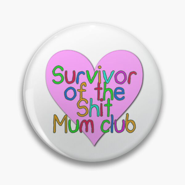 Item preview, Shit mum club - HEART designed and sold by IHCounselling.