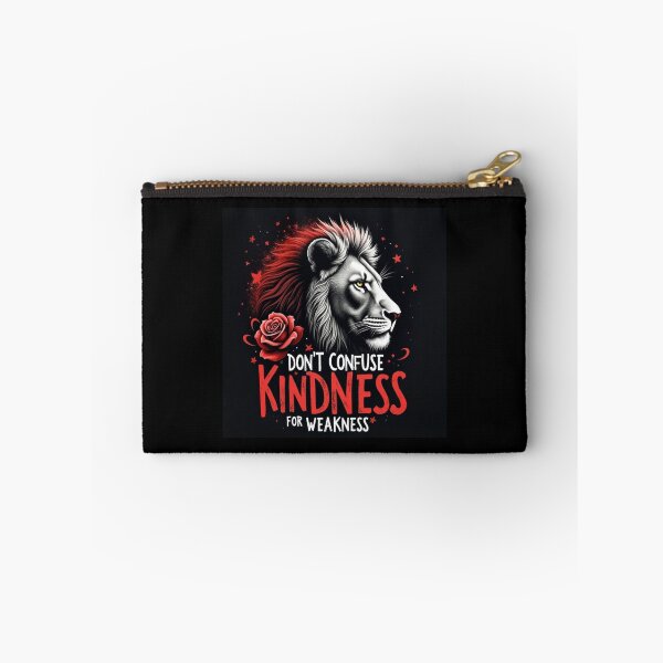 Item preview, Don't Confuse Kindness for Weakness Quote Sticker | Strong Mindset Motivational Graphic Tee designed and sold by HOODYBUDSTYLES.
