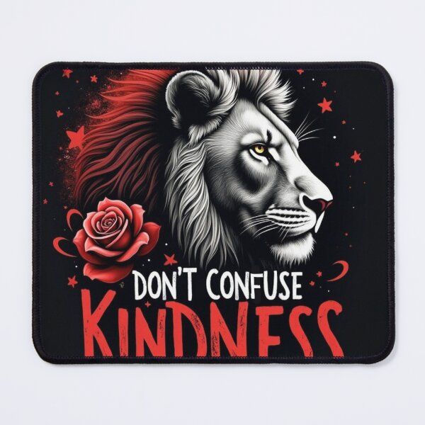 Item preview, Don't Confuse Kindness for Weakness Quote Sticker | Strong Mindset Motivational Graphic Tee designed and sold by HOODYBUDSTYLES.
