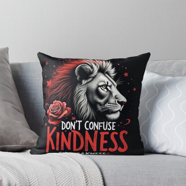 Item preview, Don't Confuse Kindness for Weakness Quote Sticker | Strong Mindset Motivational Graphic Tee designed and sold by HOODYBUDSTYLES.