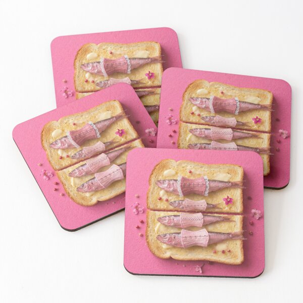 Item preview, Fish are girls. Pink toast. designed and sold by Love Pantone .