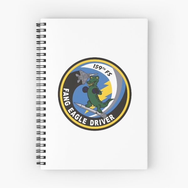 Item preview, 159th Fighter Squadron Fang Eagle Driver Military Patch Art designed and sold by CharlieDesings.