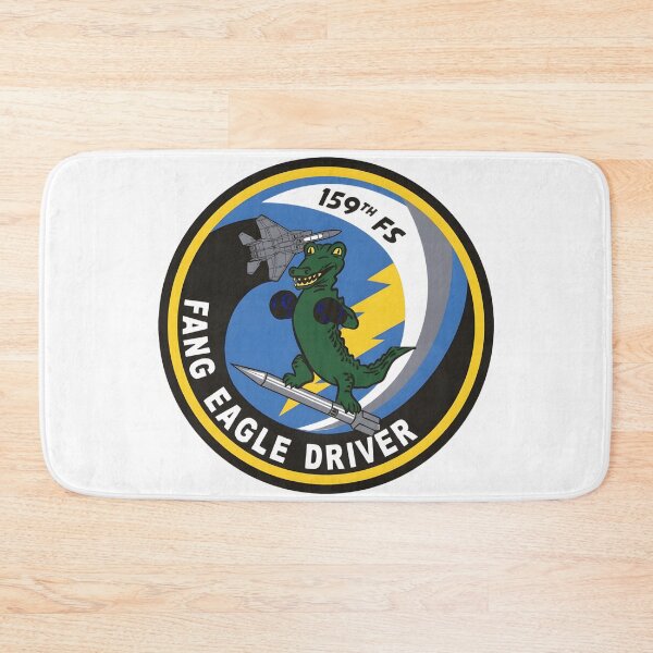Item preview, 159th Fighter Squadron Fang Eagle Driver Military Patch Art designed and sold by CharlieDesings.