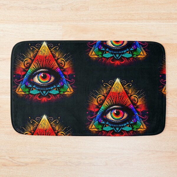 Item preview, Psychedelic All-Seeing Eye designed and sold by Pixelplanetdesigns.