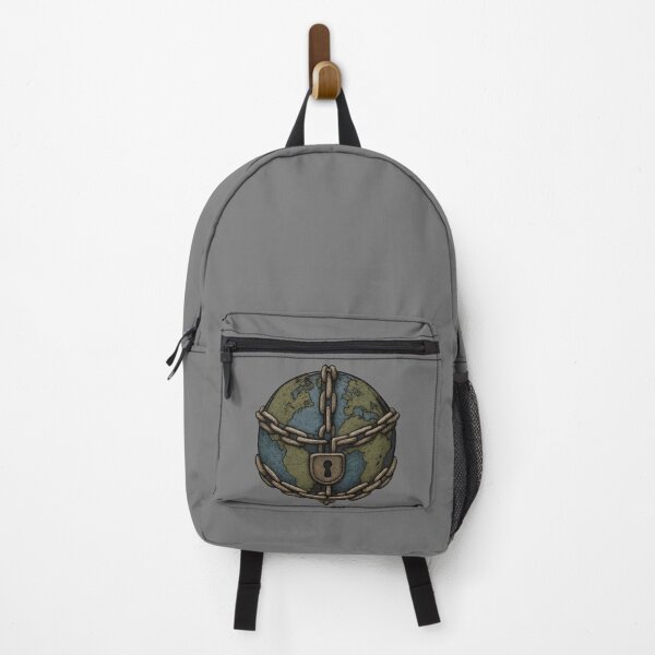 Item preview, Earth Locked in Chains – Symbolic Global Restriction Design designed and sold by darkan1.