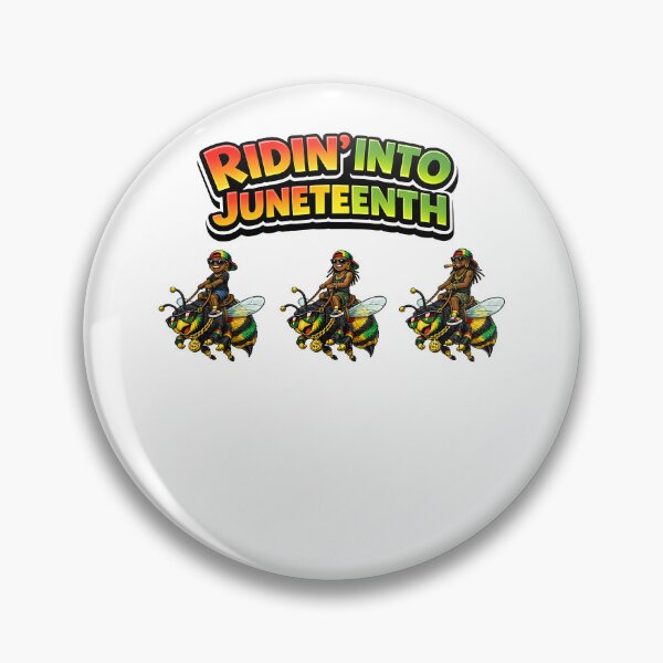 Item preview, Ridin’ Into Juneteenth – Cool Bee Rider Juneteenth Celebration Design designed and sold by ArtSpark Studio.