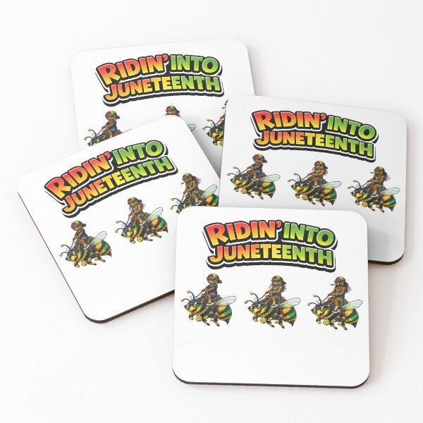 Item preview, Ridin’ Into Juneteenth – Cool Bee Rider Juneteenth Celebration Design designed and sold by ArtSpark Studio.