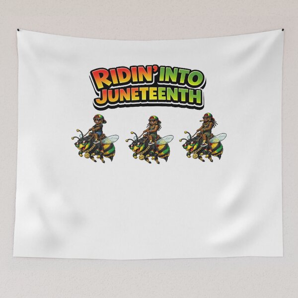 Item preview, Ridin’ Into Juneteenth – Cool Bee Rider Juneteenth Celebration Design designed and sold by ArtSpark Studio.