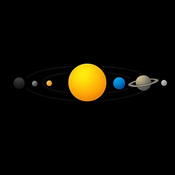Artwork thumbnail, Abstract Solar System Alignment by Le Grand Requin