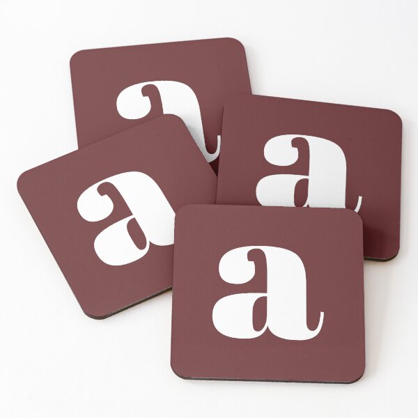 Item preview, Letter A Monogram Phone Case Oxblood Accent Gift, Modern Script Letter A Blanket Cozy Birthday Gift, Oxblood Accent Initial A Journal Graduation Gift, Elegant Letter A Decorative Pillow designed and sold by Noe Mill.