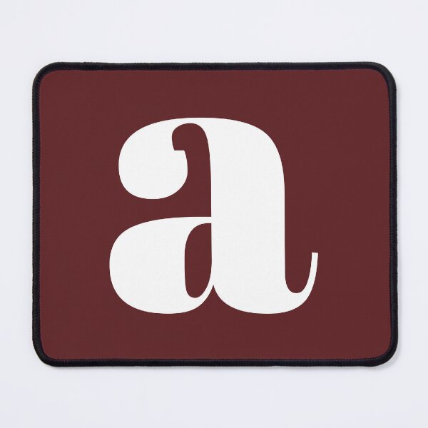 Item preview, Letter A Monogram Phone Case Oxblood Accent Gift, Modern Script Letter A Blanket Cozy Birthday Gift, Oxblood Accent Initial A Journal Graduation Gift, Elegant Letter A Decorative Pillow designed and sold by Noe Mill.