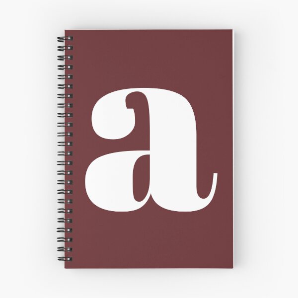 Item preview, Letter A Monogram Phone Case Oxblood Accent Gift, Modern Script Letter A Blanket Cozy Birthday Gift, Oxblood Accent Initial A Journal Graduation Gift, Elegant Letter A Decorative Pillow designed and sold by Noe Mill.