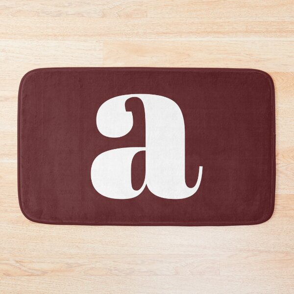 Item preview, Letter A Monogram Phone Case Oxblood Accent Gift, Modern Script Letter A Blanket Cozy Birthday Gift, Oxblood Accent Initial A Journal Graduation Gift, Elegant Letter A Decorative Pillow designed and sold by Noe Mill.