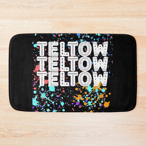 Item preview, Teltow Street Art Design – Retro Typography & Colorful Neon Splatter Look designed and sold by lang-popart.
