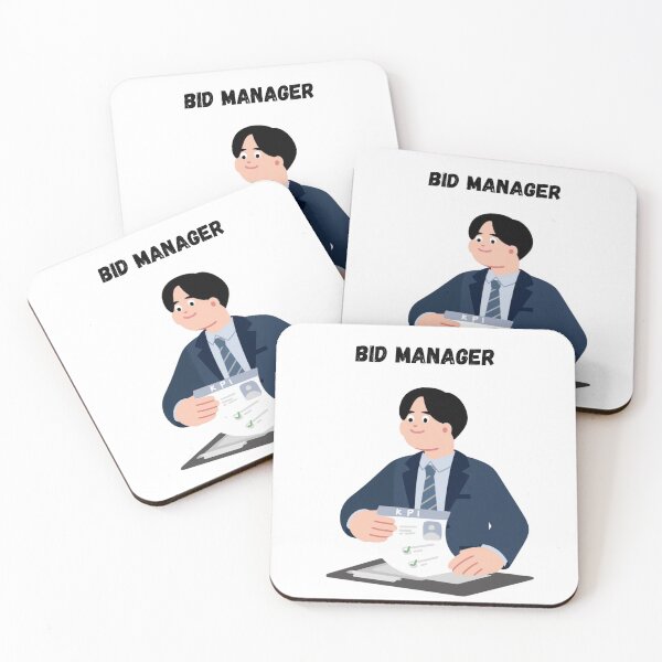 Item preview, Male Bid Manager Illustration – Proposal & Tendering Professional Gift designed and sold by winningbiz.