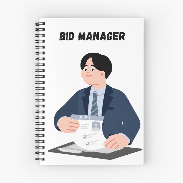 Item preview, Male Bid Manager Illustration – Proposal & Tendering Professional Gift designed and sold by winningbiz.