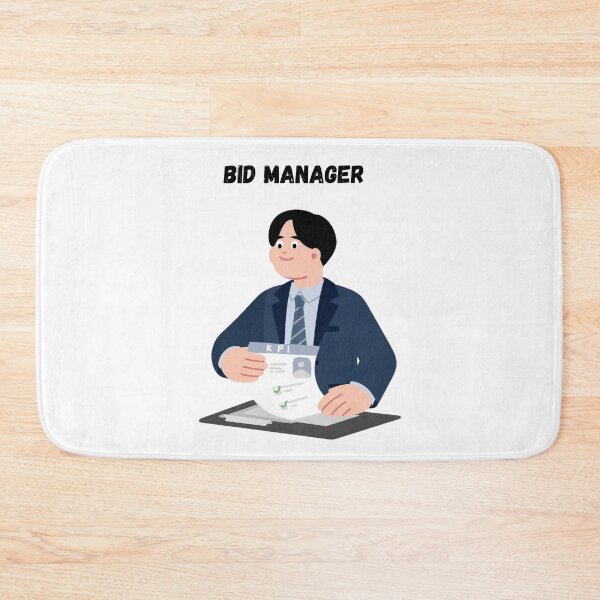 Item preview, Male Bid Manager Illustration – Proposal & Tendering Professional Gift designed and sold by winningbiz.