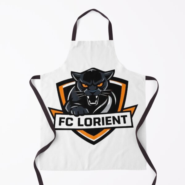 Item preview, FC Lorient Football Crest  – Orange and Black Shield Design designed and sold by MystiColo.