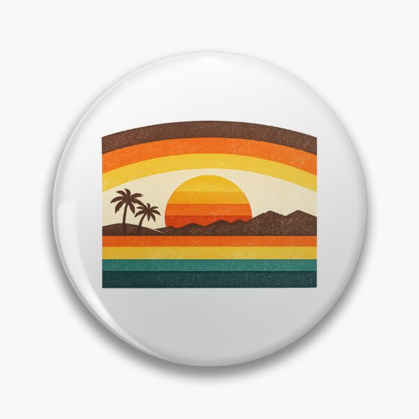 Item preview, Retro 70s Sunset Poster designed and sold by Le Grand Requin.