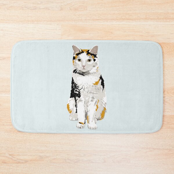 Item preview, Pensive calico tortoiseshell cat designed and sold by helengarvey.