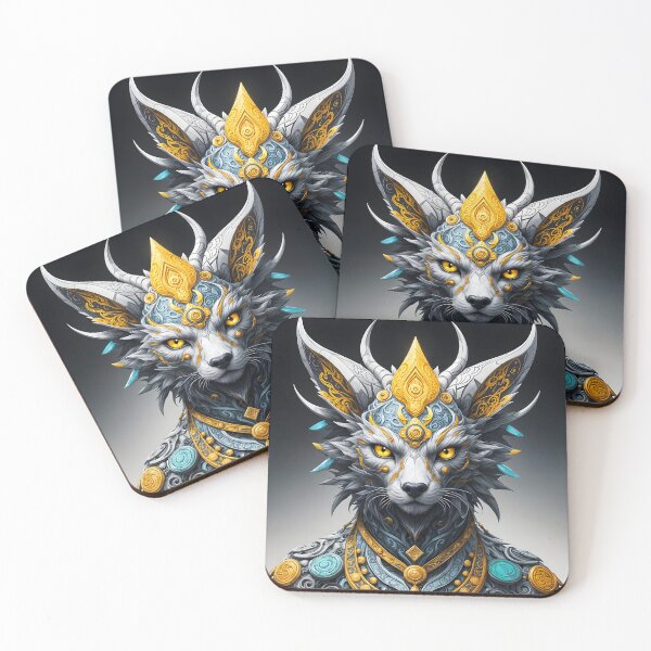 Item preview, Mystical wolf in celestial armor designed and sold by KunstGeist.