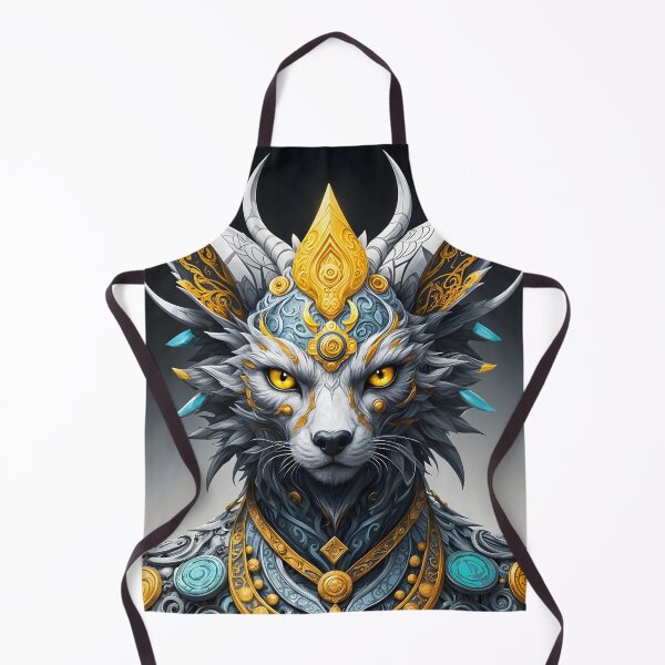 Item preview, Mystical wolf in celestial armor designed and sold by KunstGeist.
