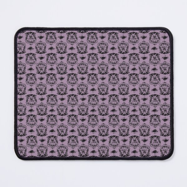Item preview, Antique Furniture Decorations Checker Mauve & Black designed and sold by Digitalmyth's Designs.
