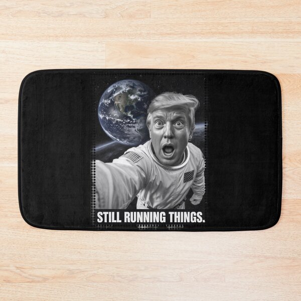 Item preview, Still Running Things Space Selfie Political Satire designed and sold by cabana.space.