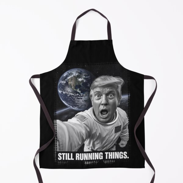 Item preview, Still Running Things Space Selfie Political Satire designed and sold by cabana.space.