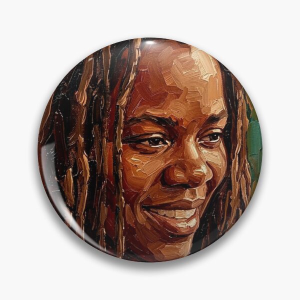 Item preview, Fast Car Soul – Tracy Chapman Expressive Oil Portrait designed and sold by Art's Diner.