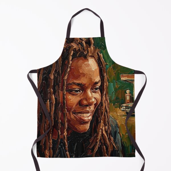 Item preview, Fast Car Soul – Tracy Chapman Expressive Oil Portrait designed and sold by Art's Diner.