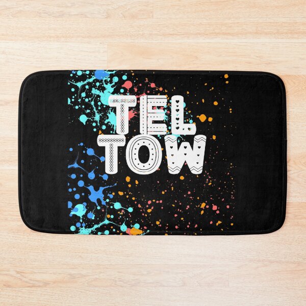 Item preview, Teltow Street Art Design – Retro Typography & Colorful Neon Splatter Look designed and sold by lang-popart.