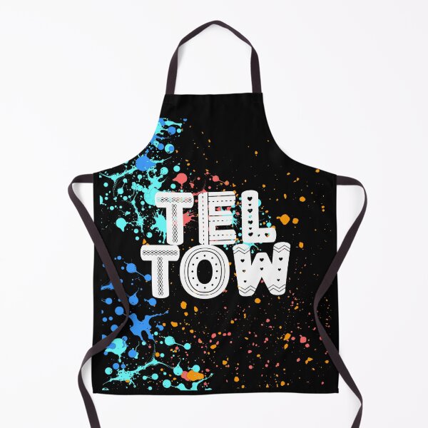Item preview, Teltow Street Art Design – Retro Typography & Colorful Neon Splatter Look designed and sold by lang-popart.